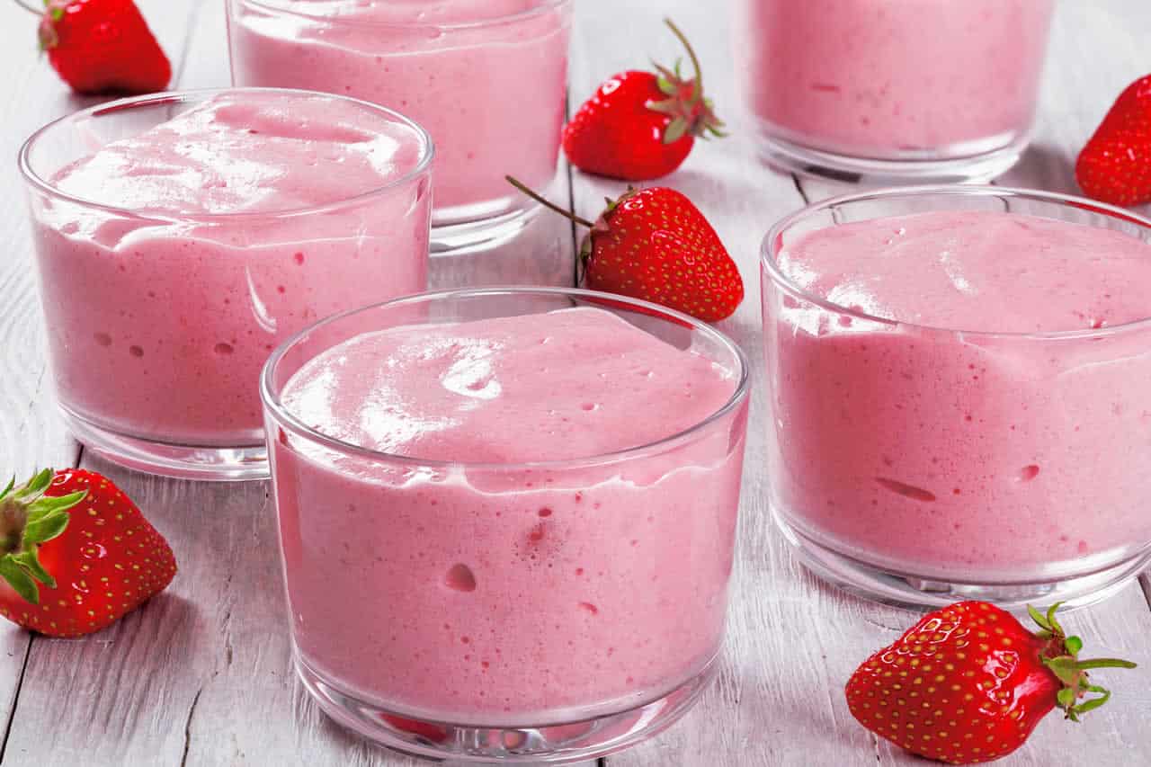 Crème à la fraise et au mascarpone