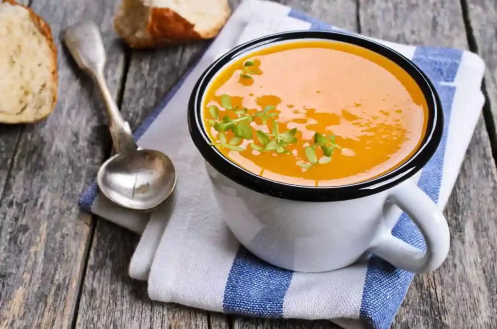 Velouté de potiron et carottes