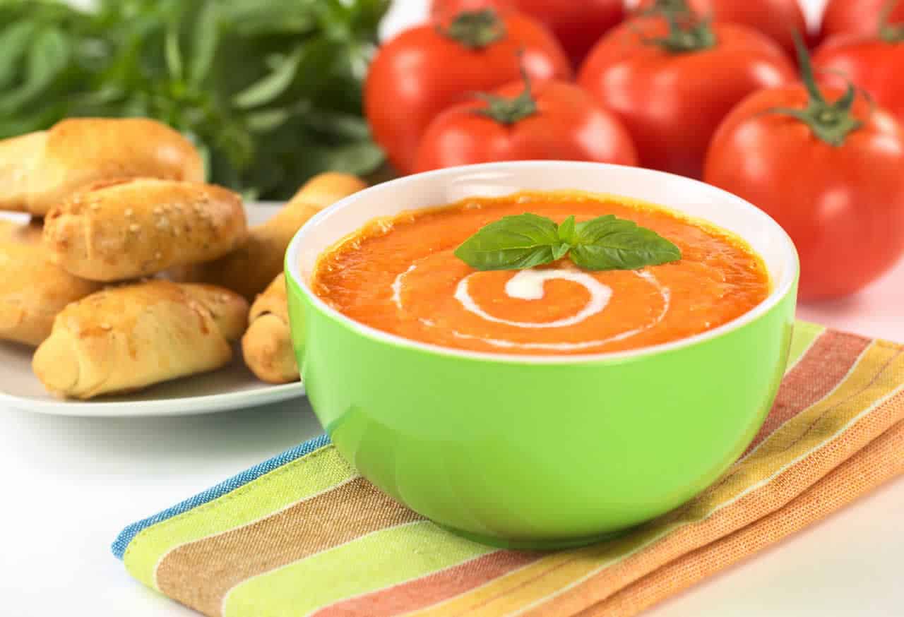 Soupe de tomate à la crème