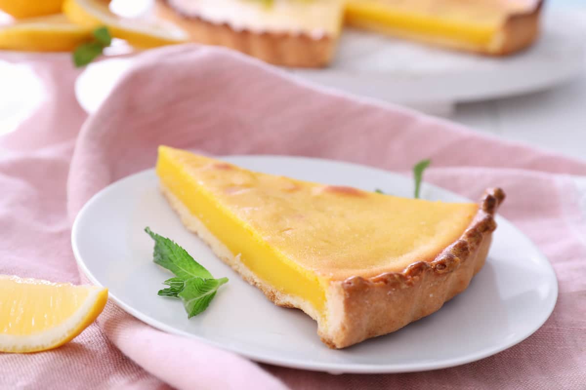 Tarte Au Citron Simple Le Dessert Savoureux