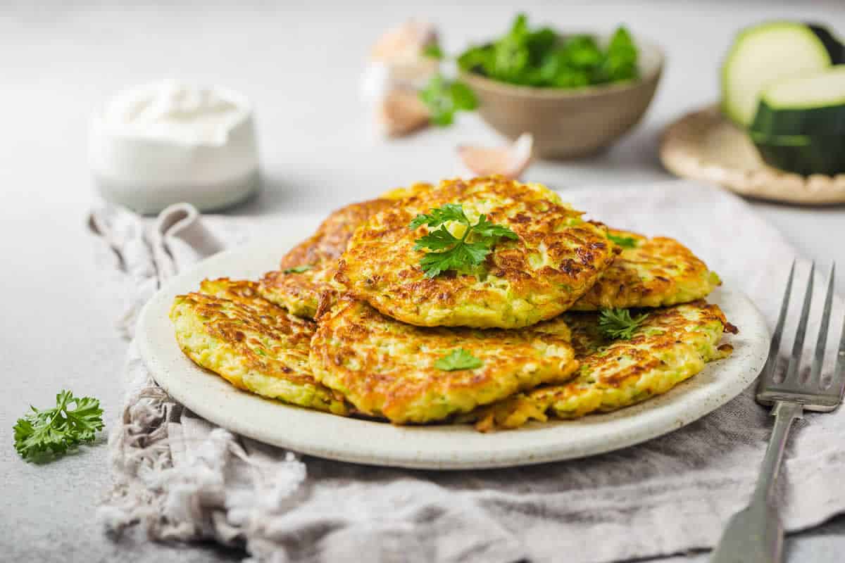 Beignets de courgettes recette végétarienne