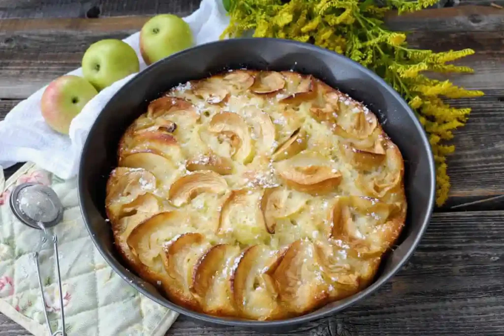 Gâteau flan aux 3 pommes