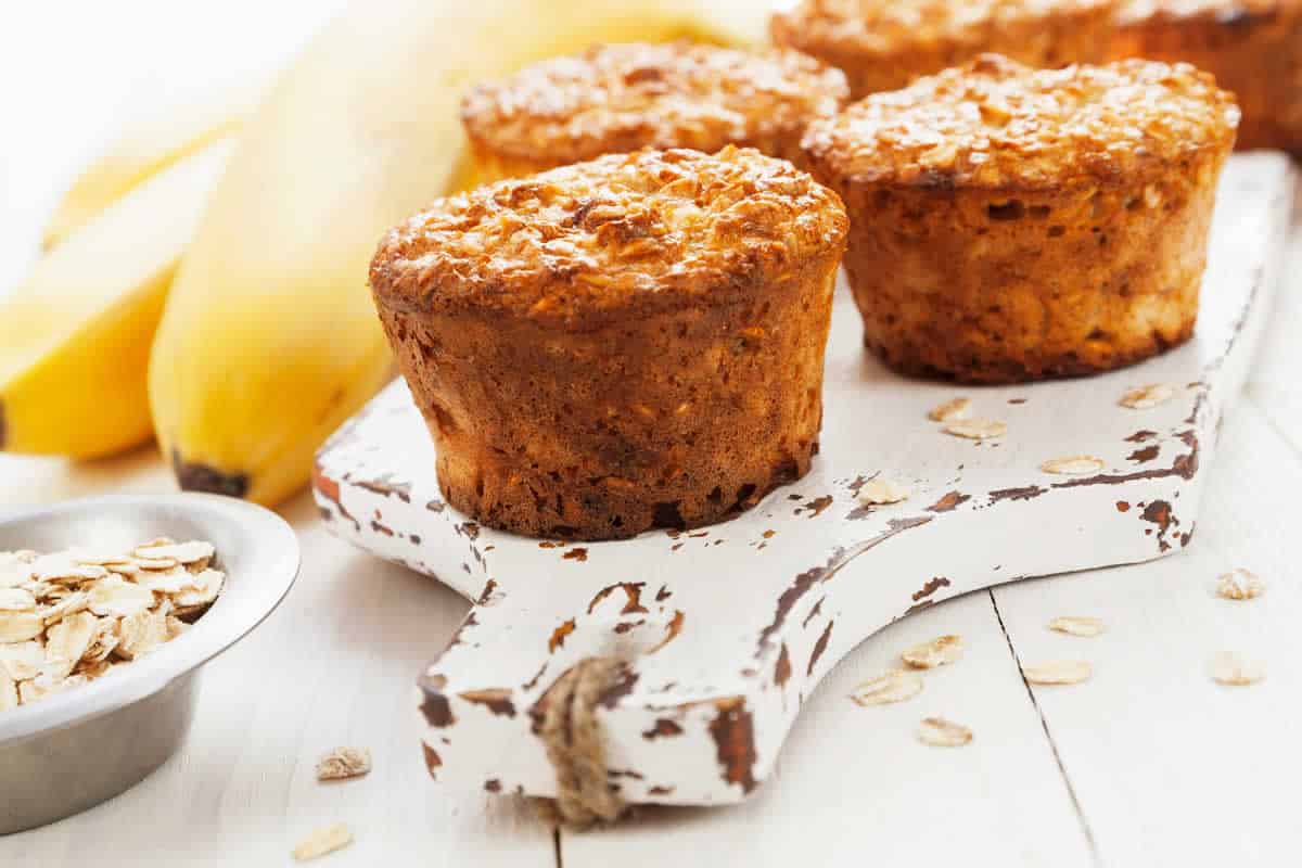 Muffin banane et avoine