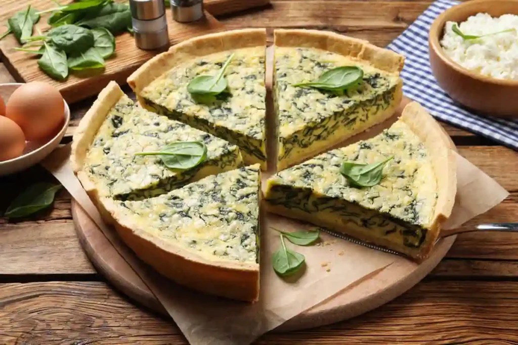 Quiche aux Épinards à la crème