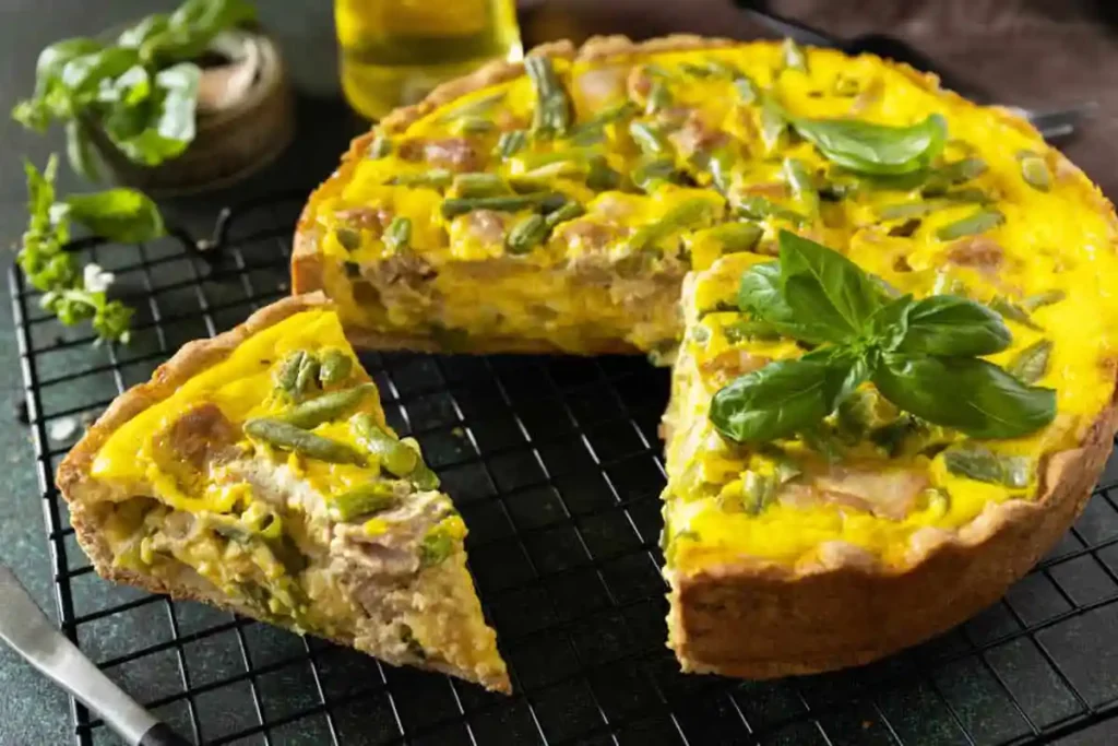 Quiche thon et haricots verts