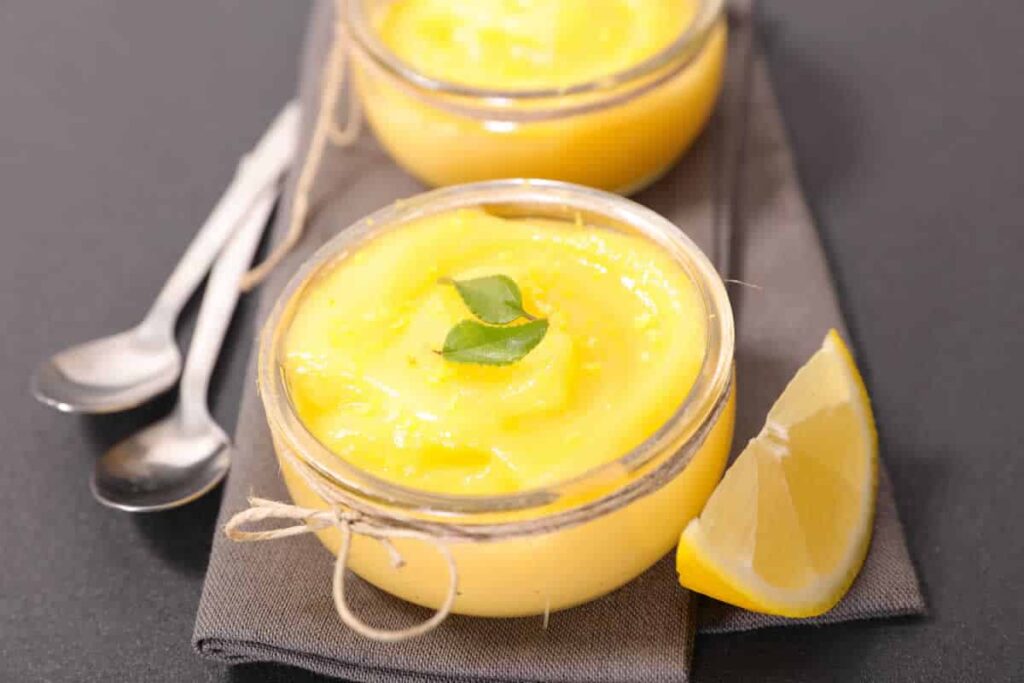 Dessert crème citron