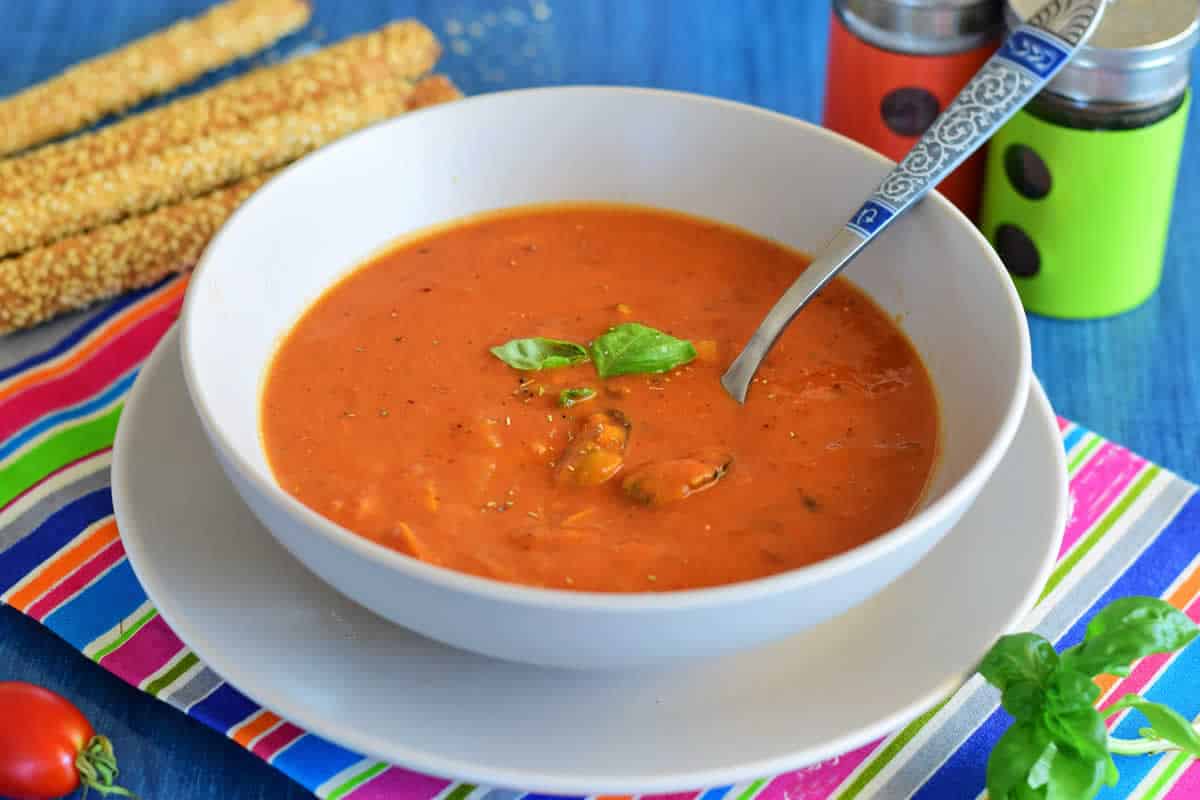 Soupe de tomate à la vermicelle