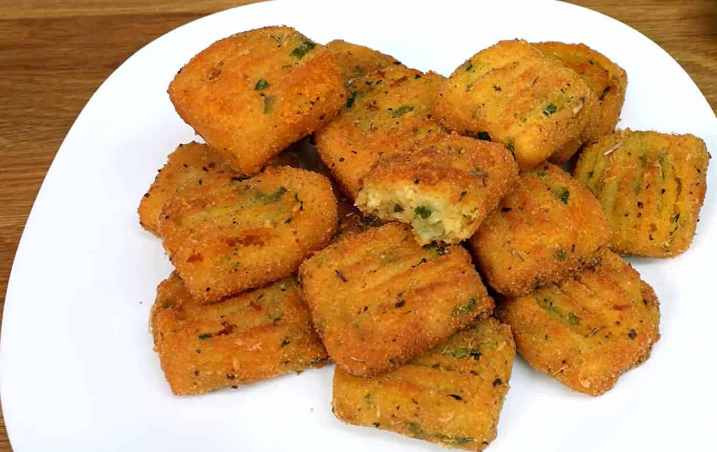 Bouchées de pommes de terre et fromage