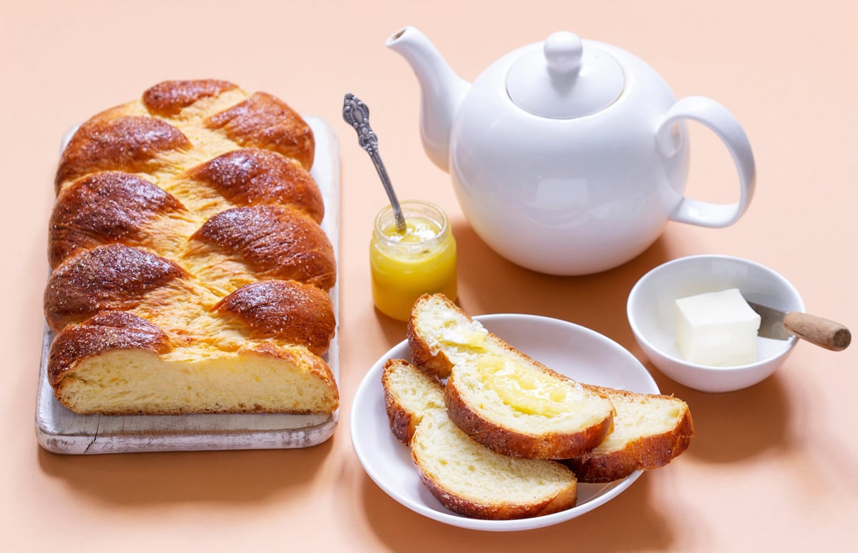 Brioche tressée moelleuse