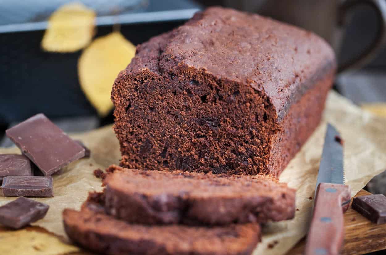 Cake à la banane au chocolat