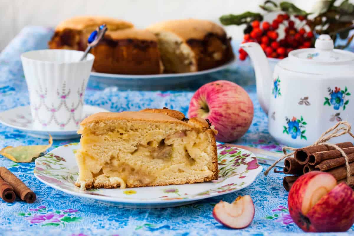 Cake aux pommes et cannelle
