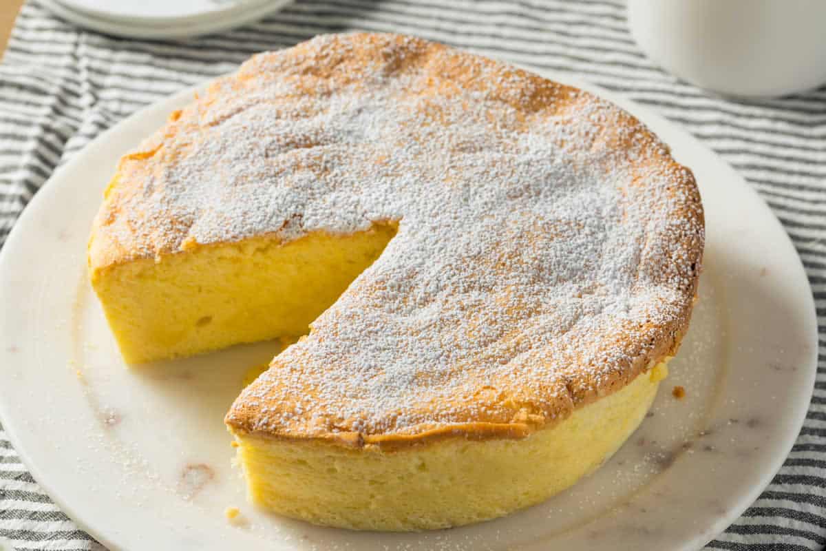 Cheesecake japonais aérien et léger