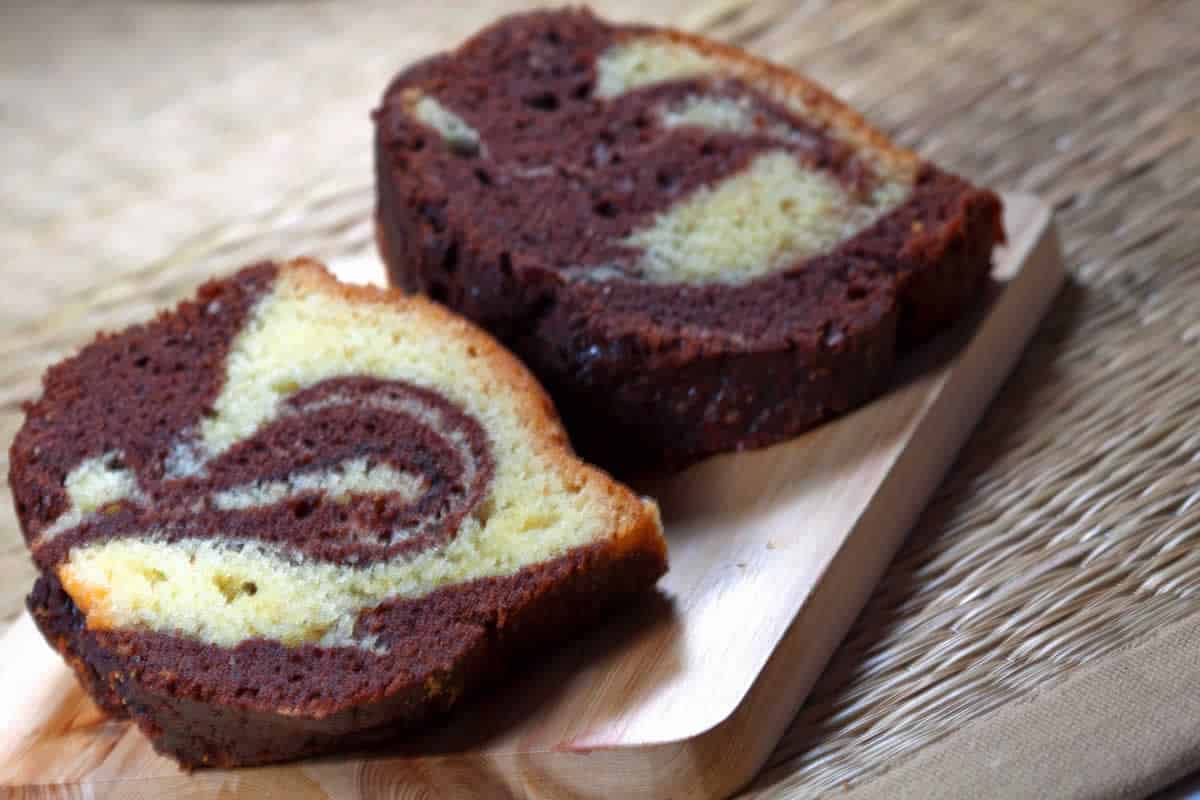 Gâteau marbré de grand-mère