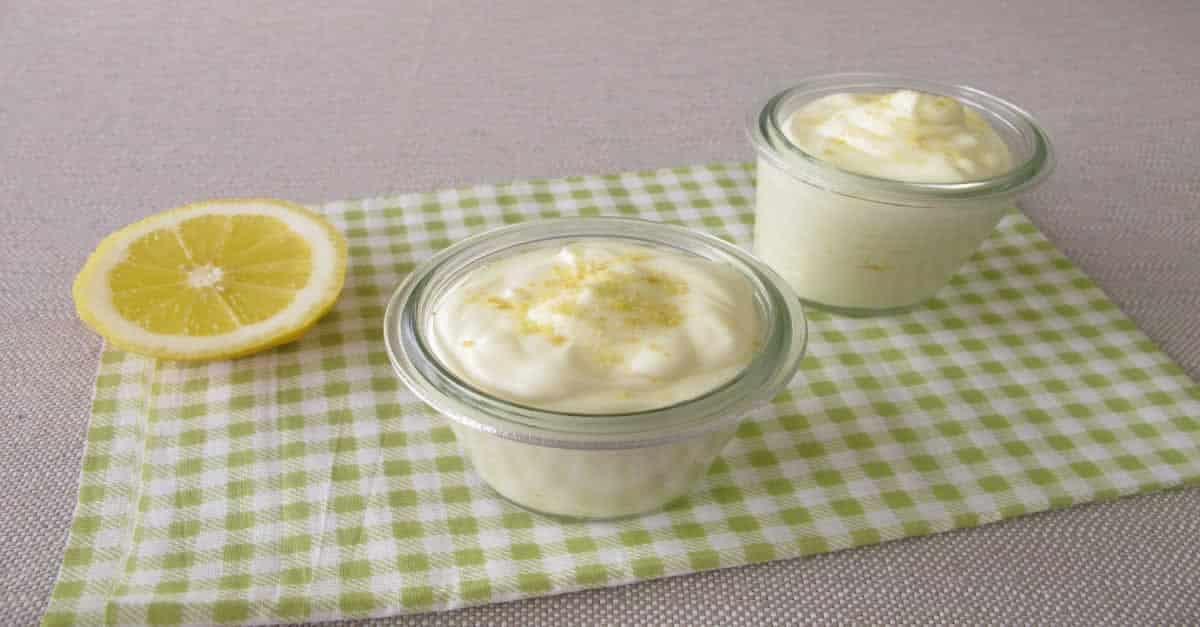 Mousse au citron facile et rapide