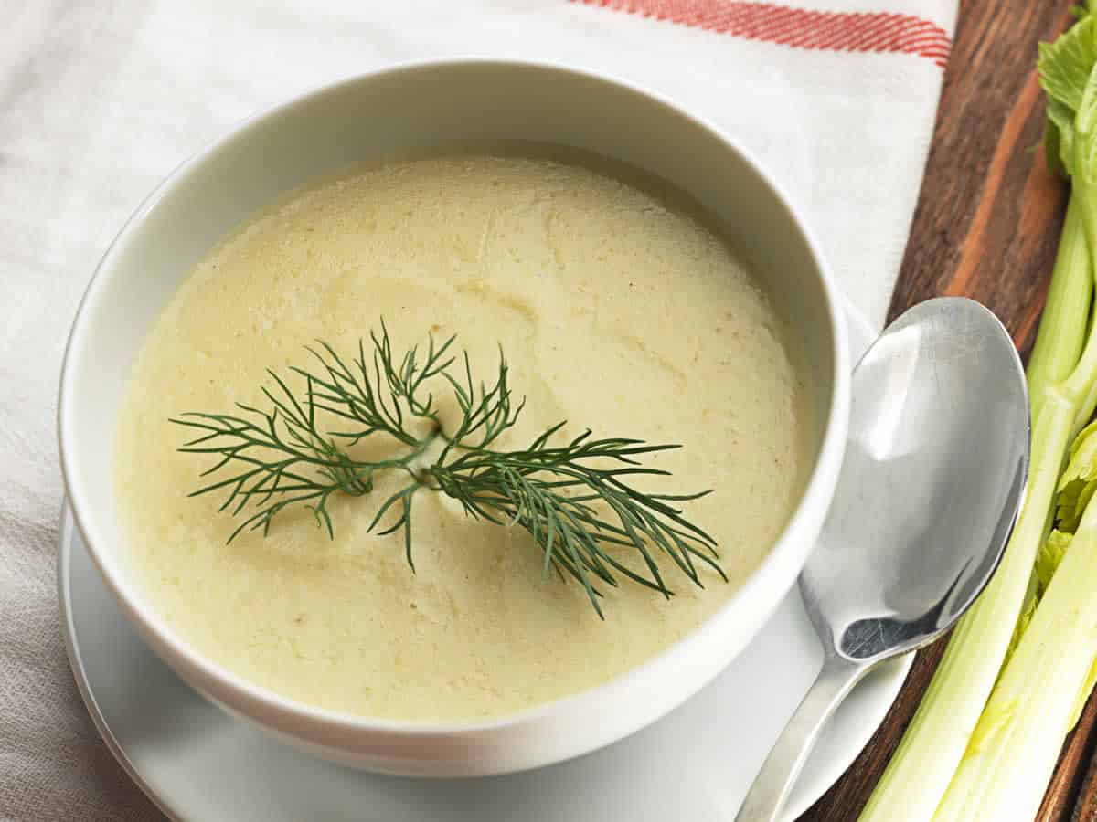 Soupe céleri et pomme de terre