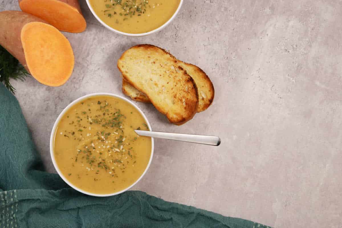 Soupe patate douce et carotte