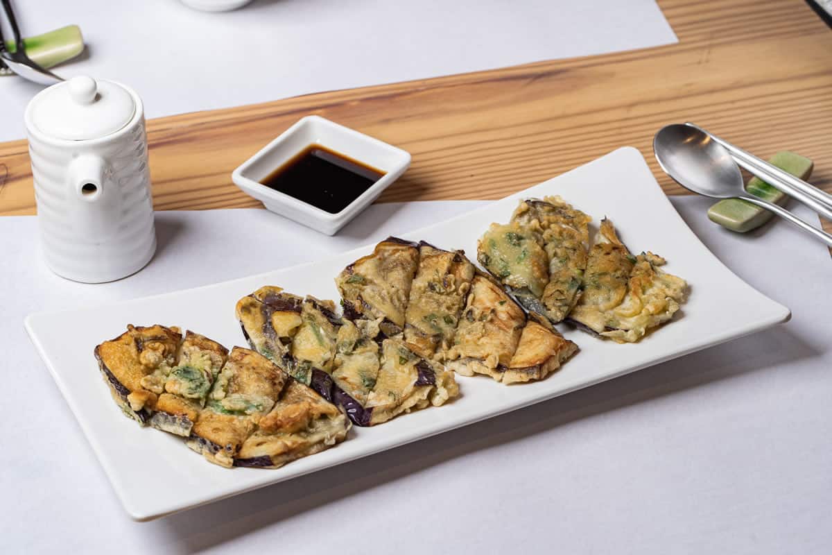 Aubergine grillée au four