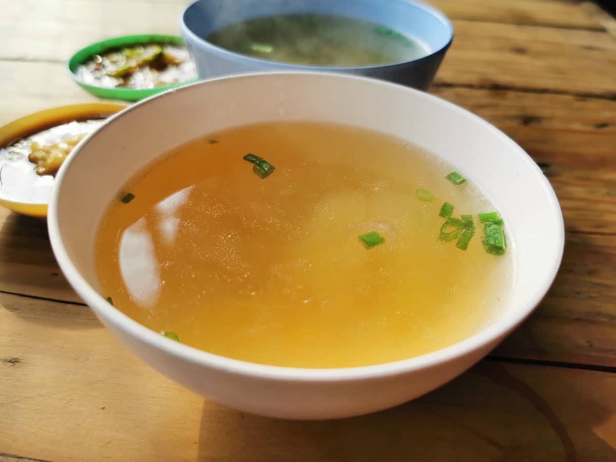 Bouillon de légumes fait maison