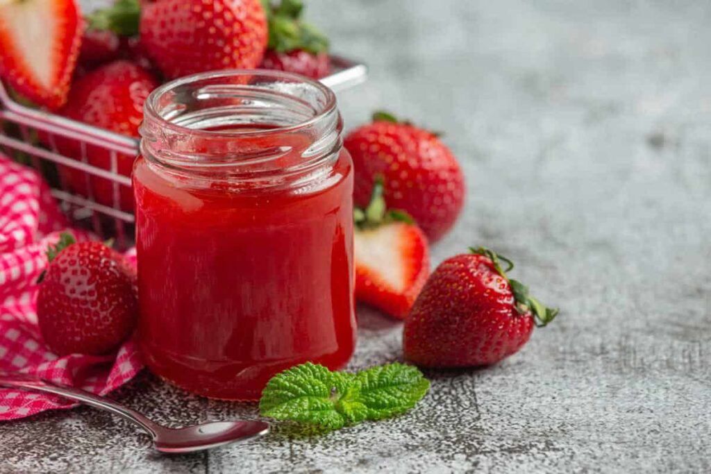 Confiture fraise zéro sucre