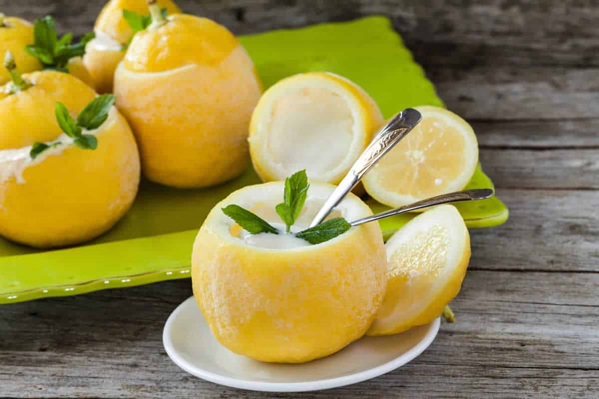 Crème glacée de citron