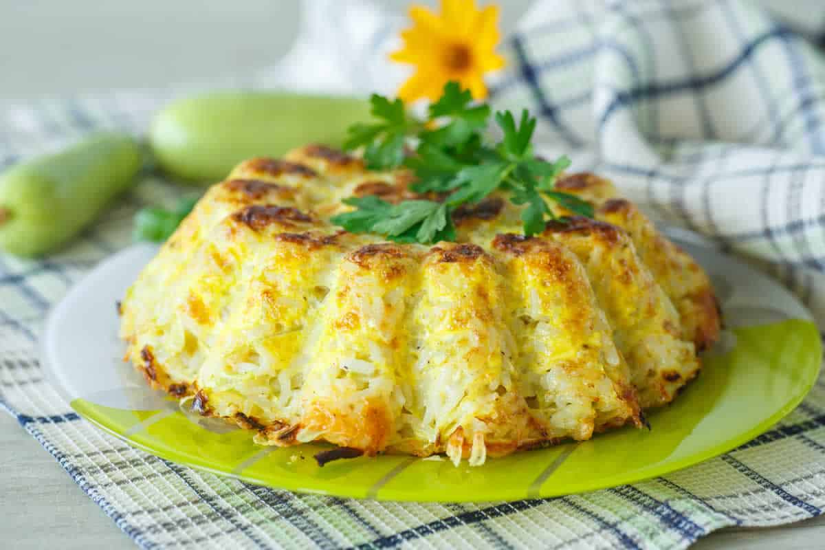 Flan de courgettes