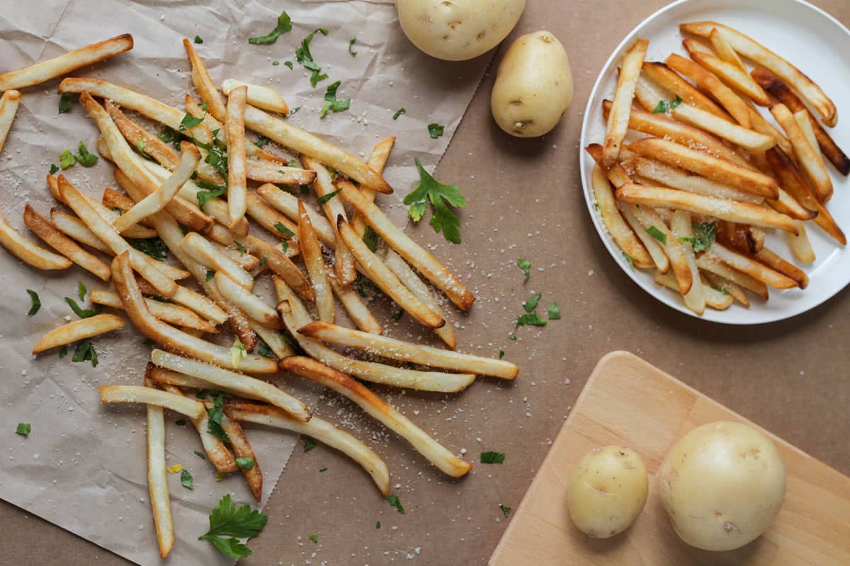 Frites maison au four