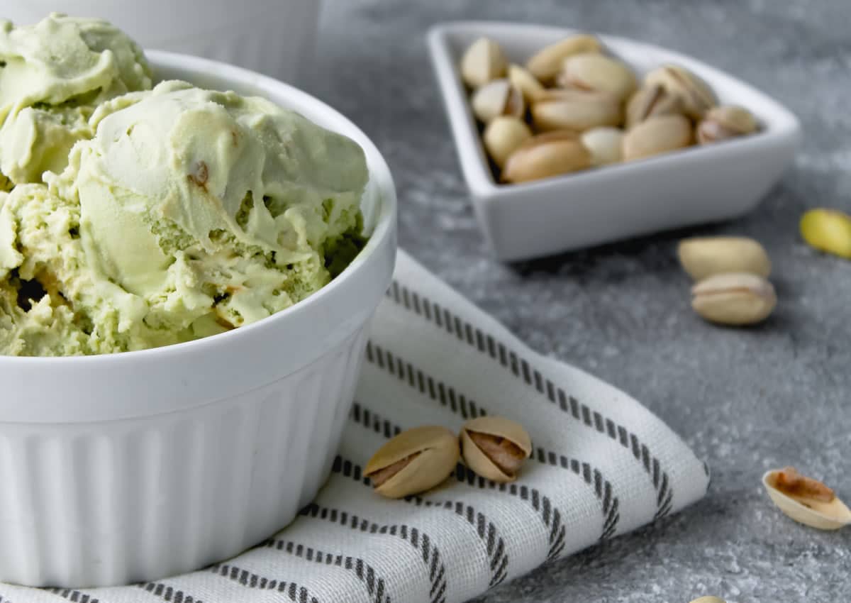 Glace artisanale aux pistaches