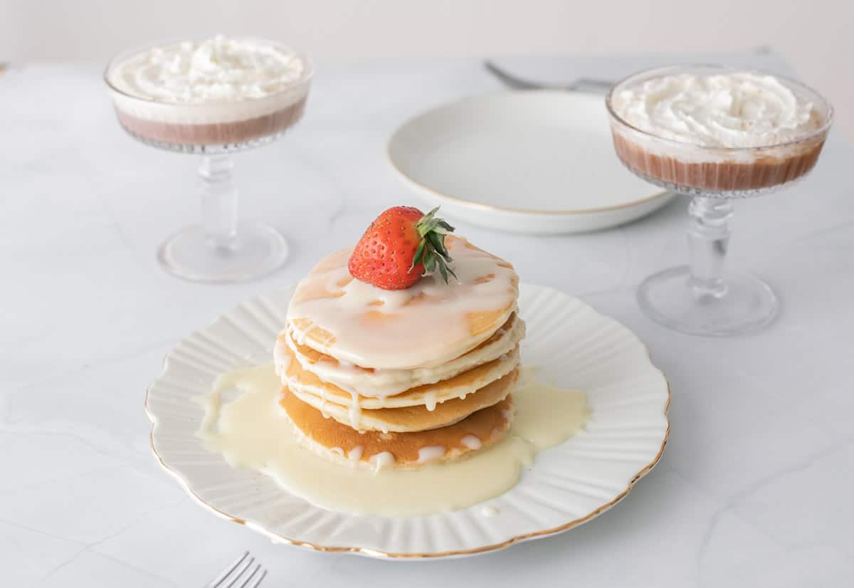 Pancakes au chocolat