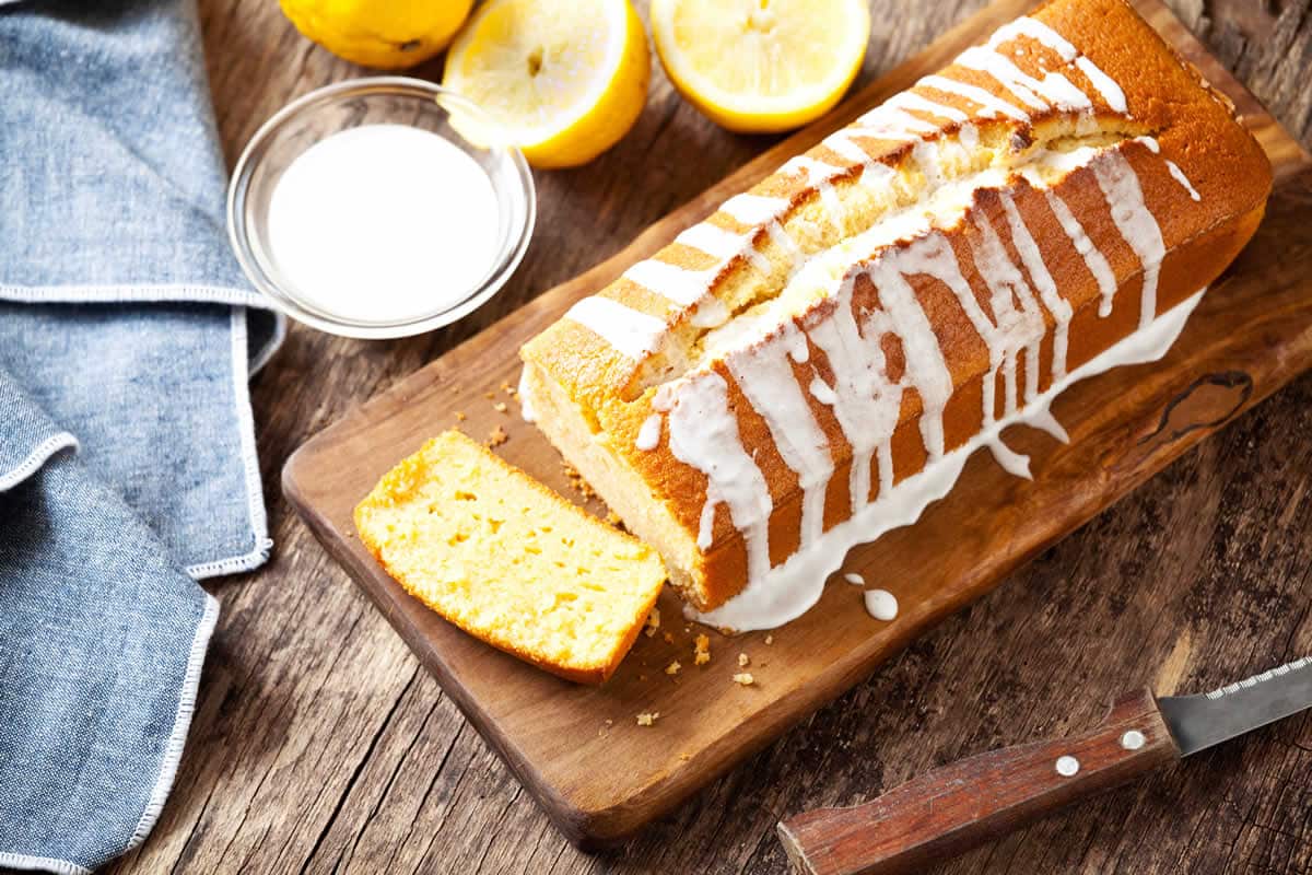 Quatre-quarts à la vanille et aux citrons