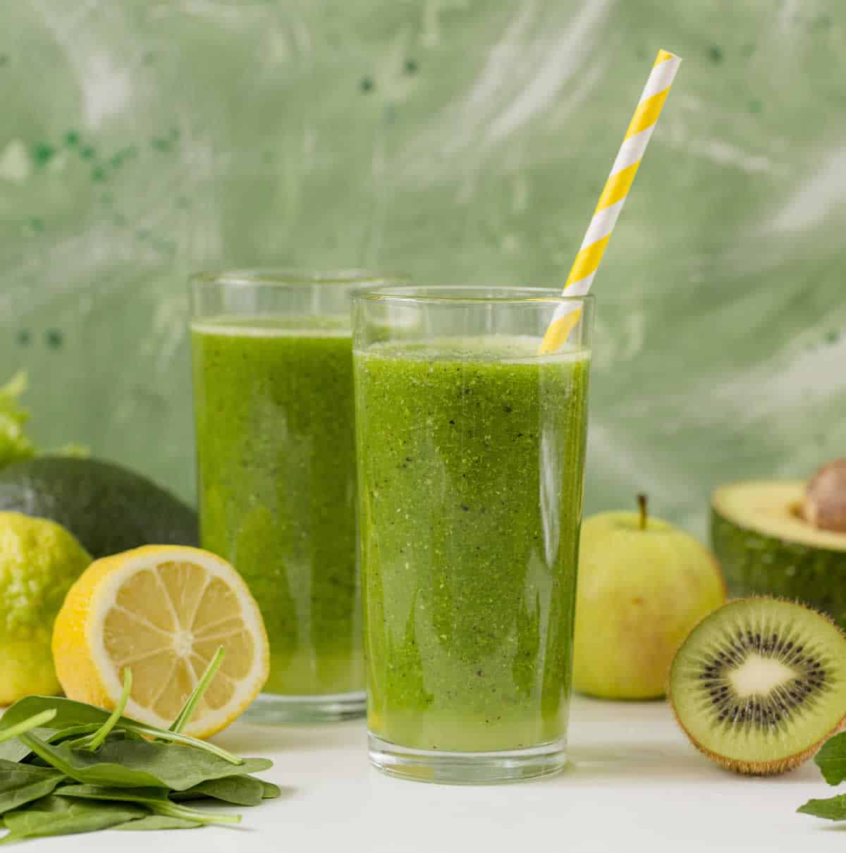 Smoothie vert detox maison