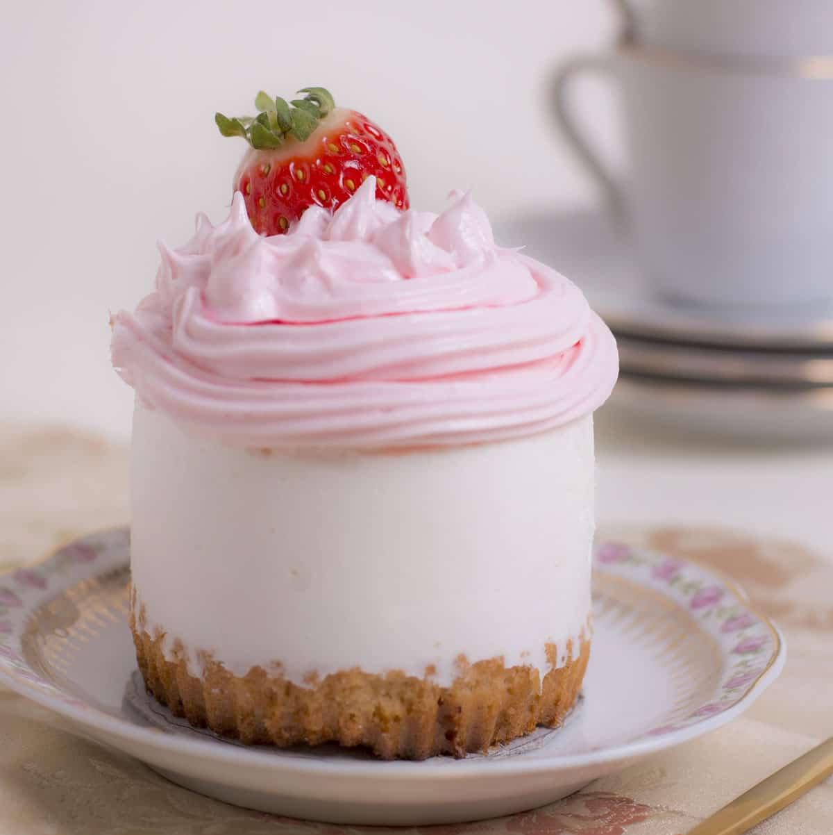 cheesecake aux fraises