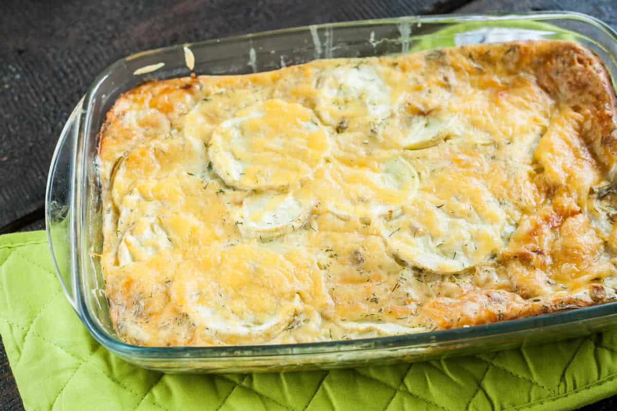 Gratin de courgettes au fromage