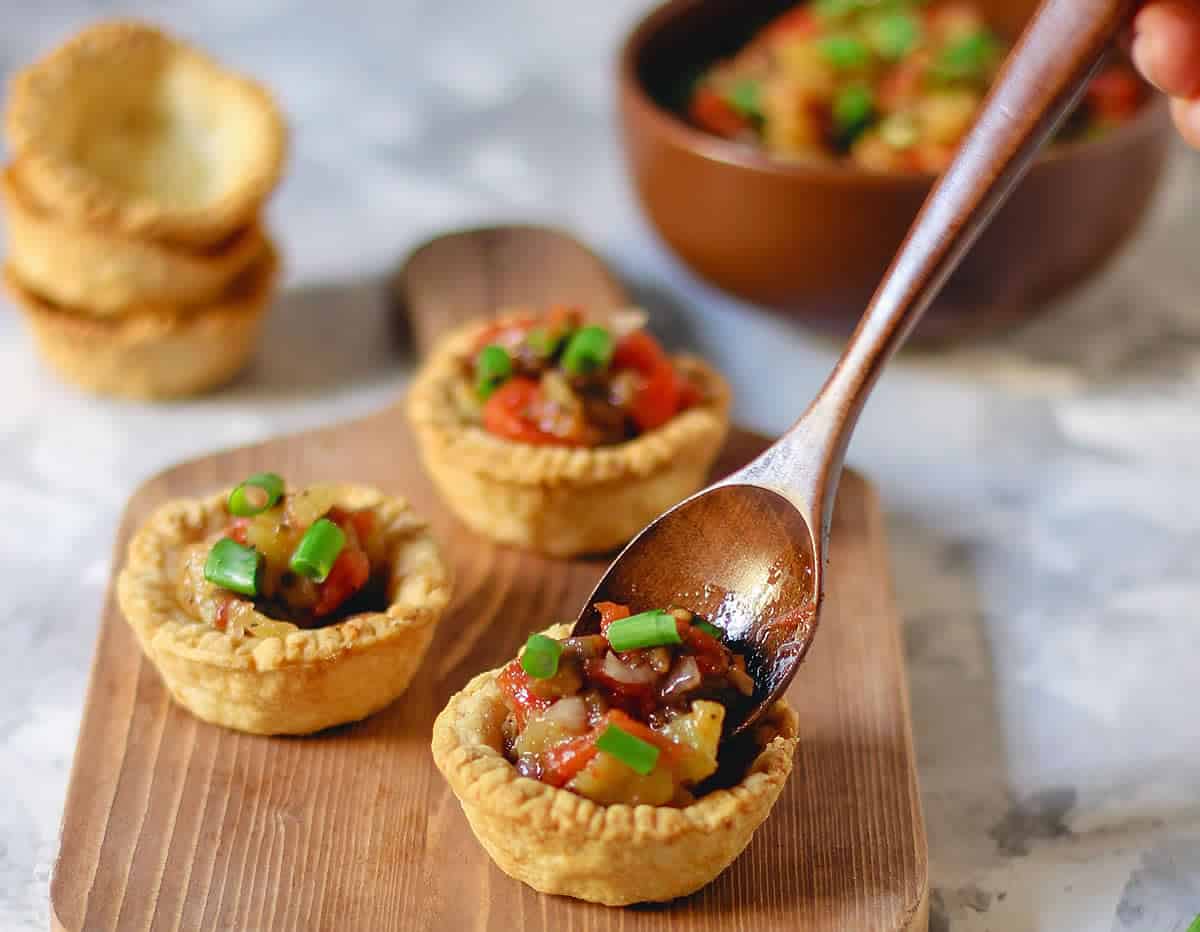 Bouchées à la ratatouille