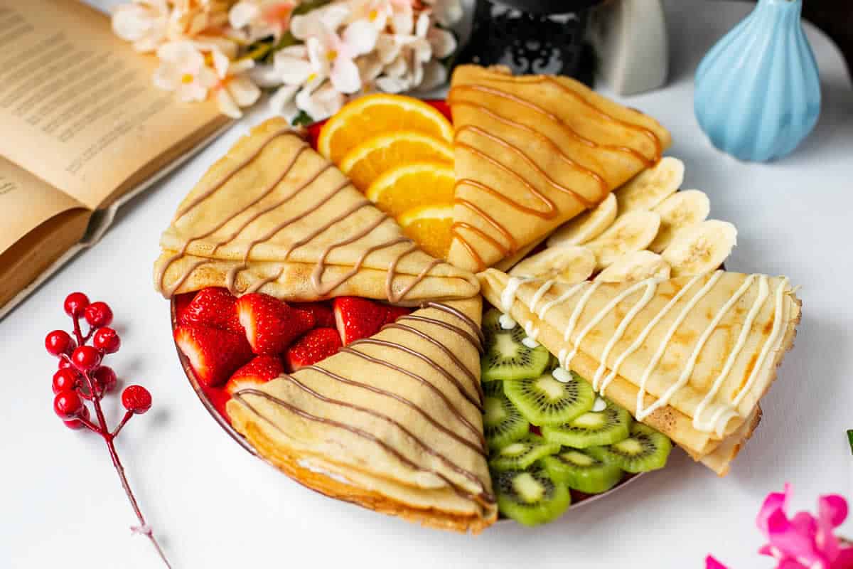 Crêpes légères et moelleuses