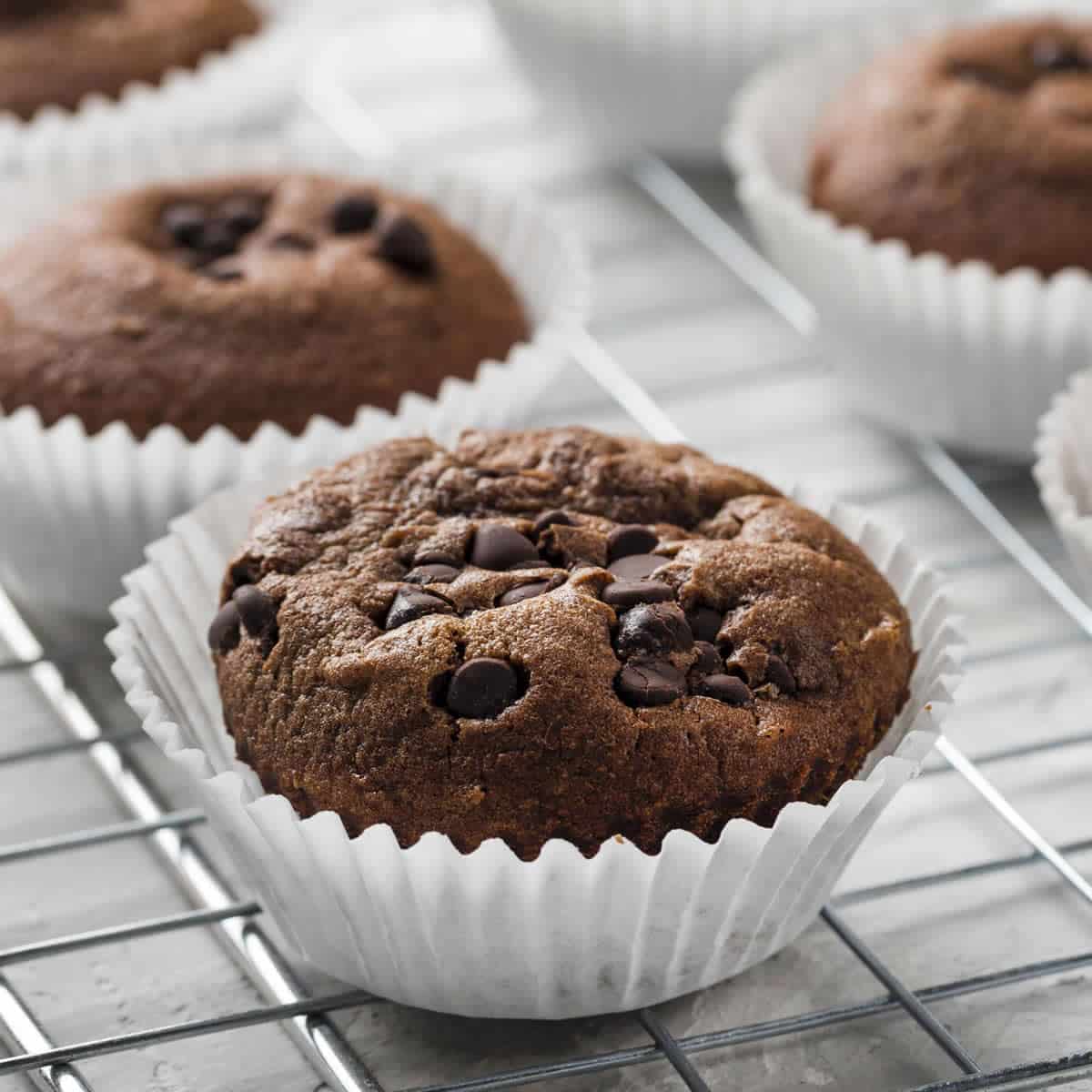 Cupcake moelleux au chocolat