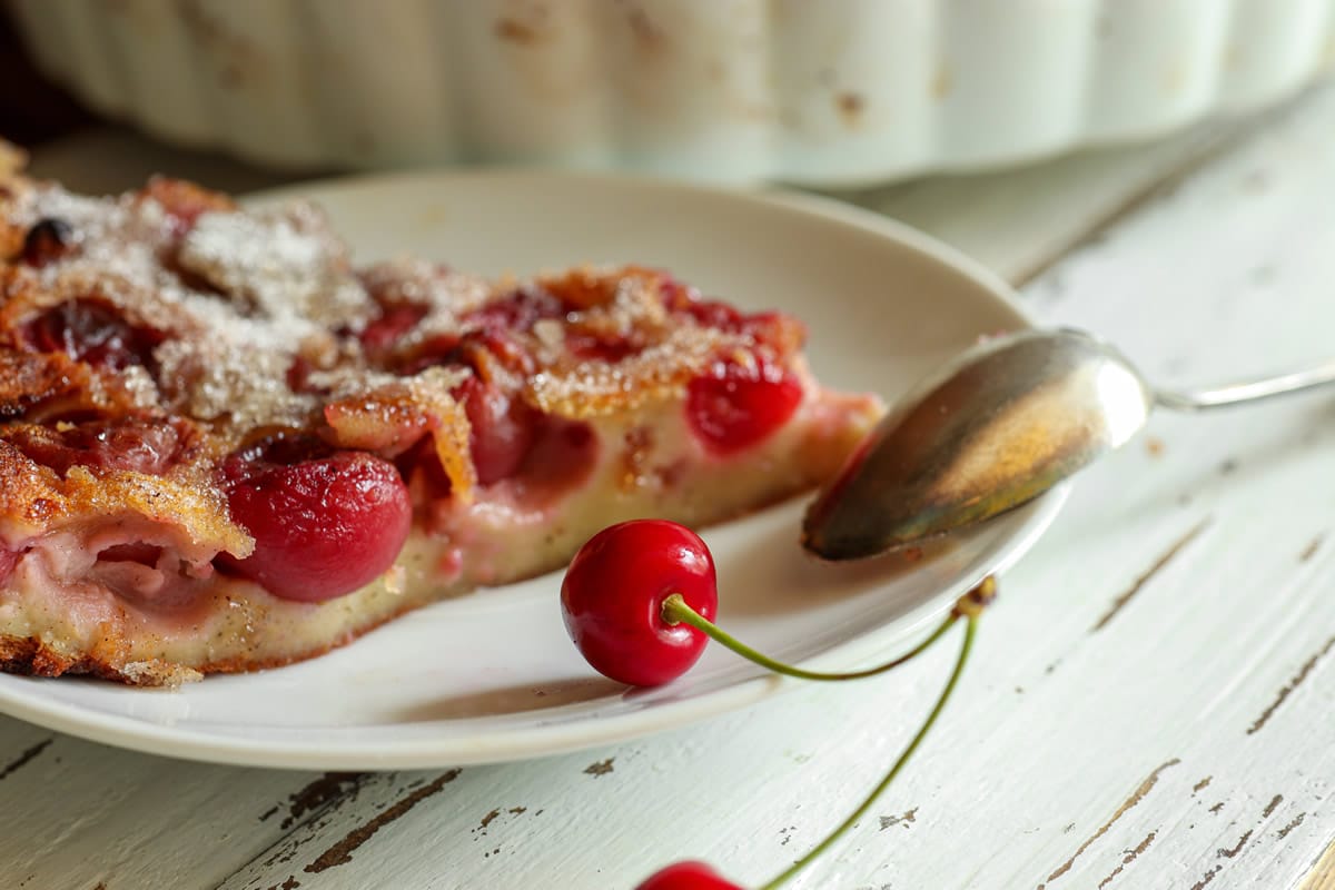 Flan aux cerises