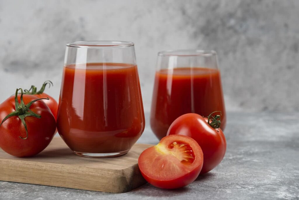 Les bienfaits du jus de tomate