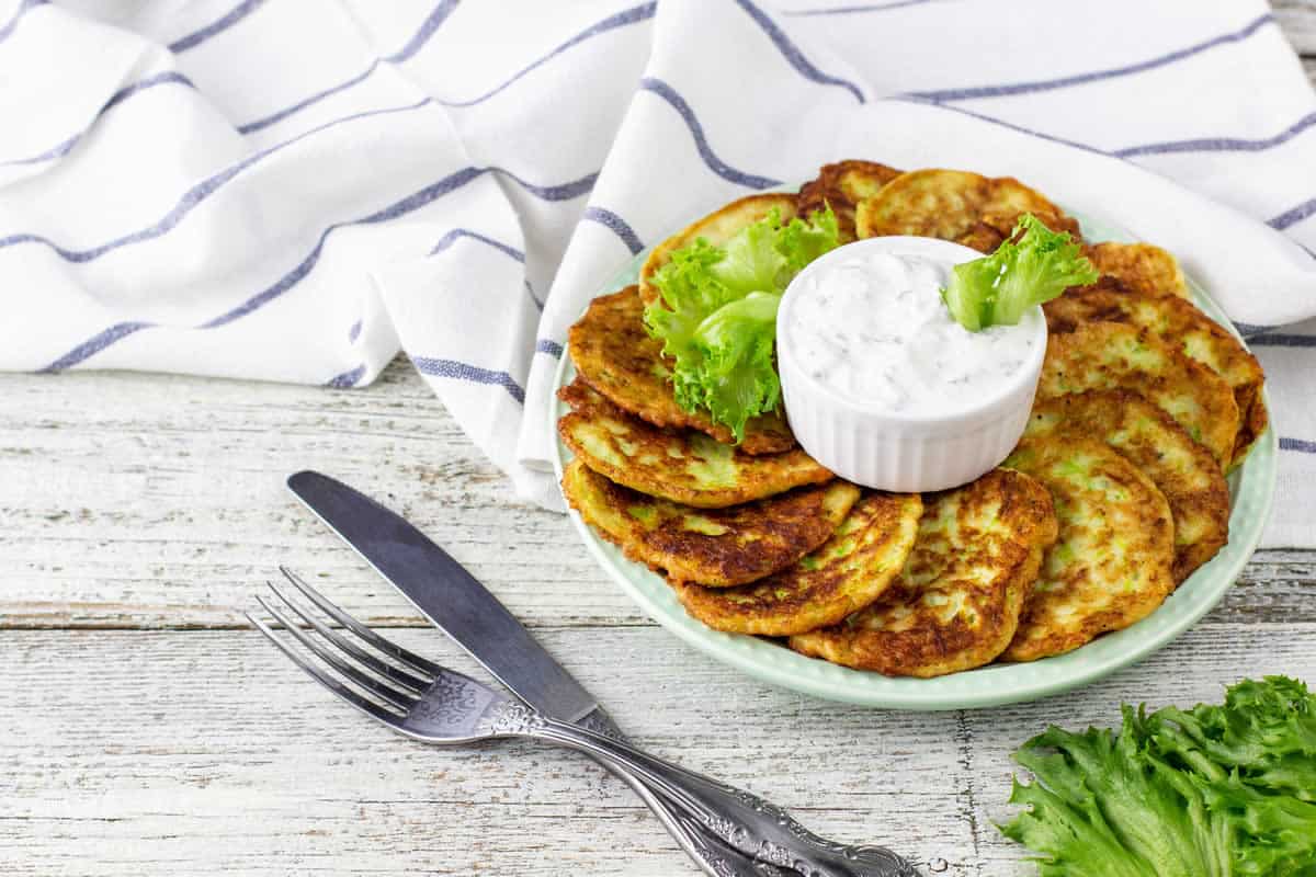 Pancake courgettes et ricotta