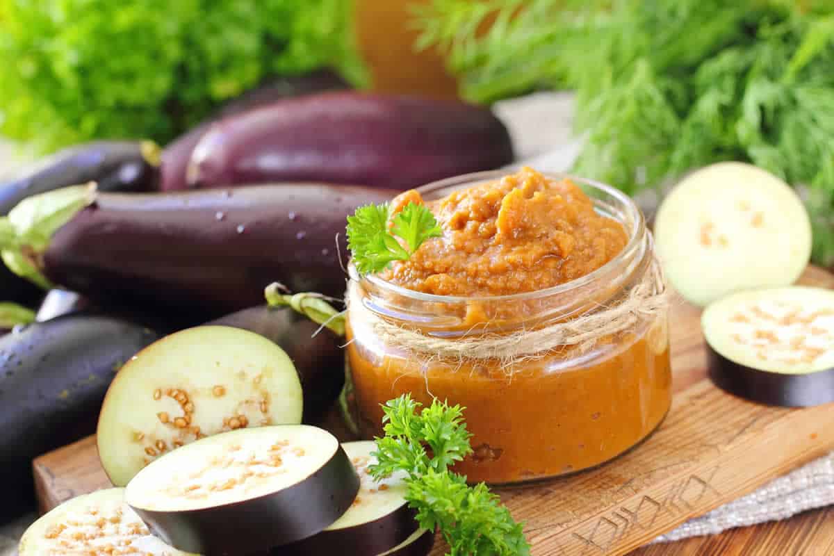 Purée d'aubergine