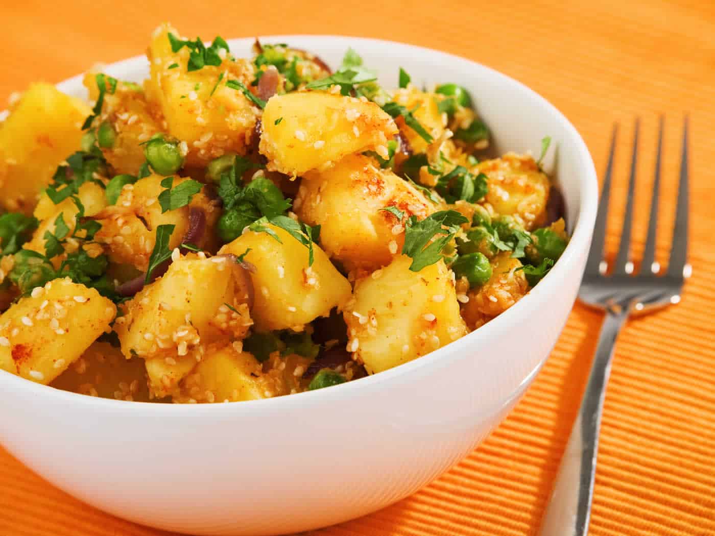 Salade de pommes de terre au sésame