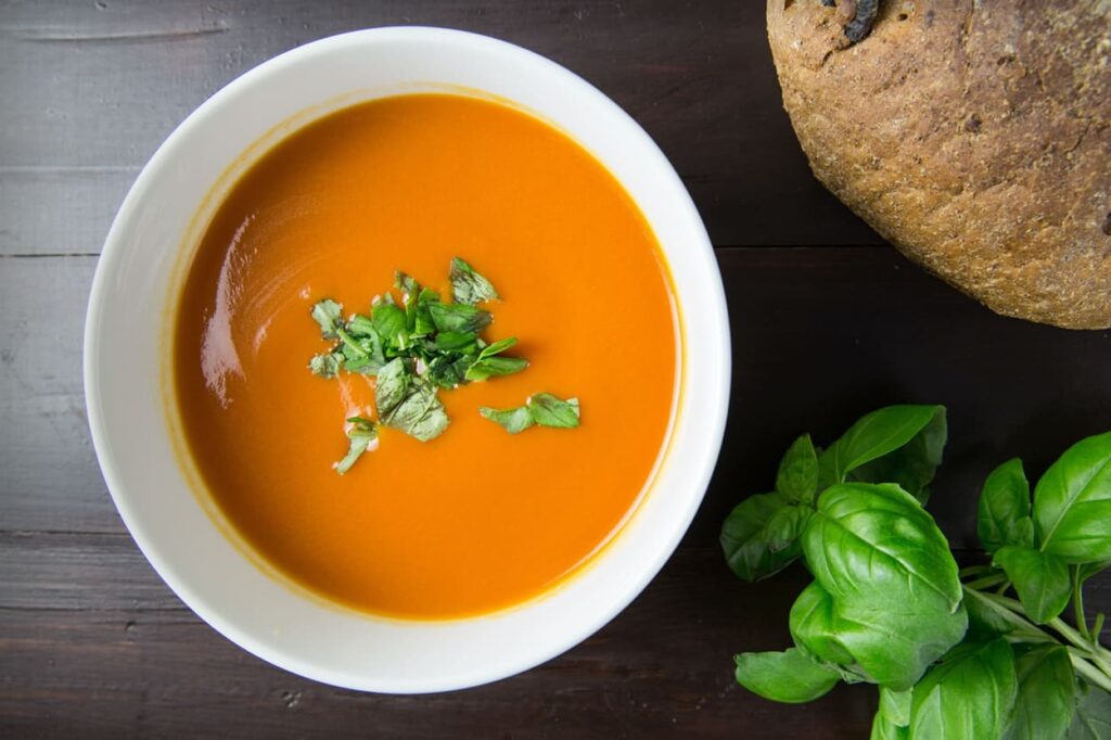Soupe crémeuse à la carotte