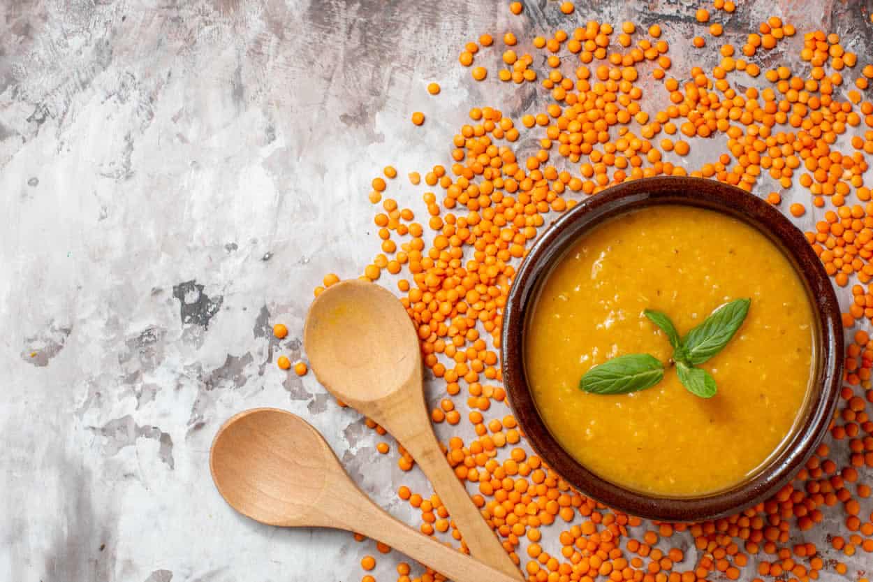 Soupe de lentilles corail au Thermomix