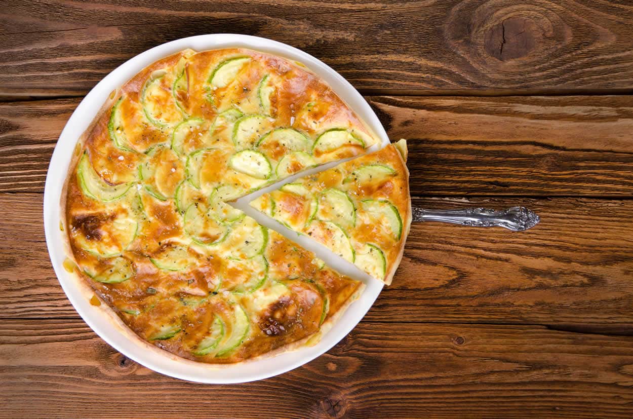 Tarte à la courgette fine