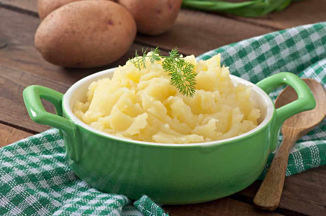 écrasé de pomme de terre