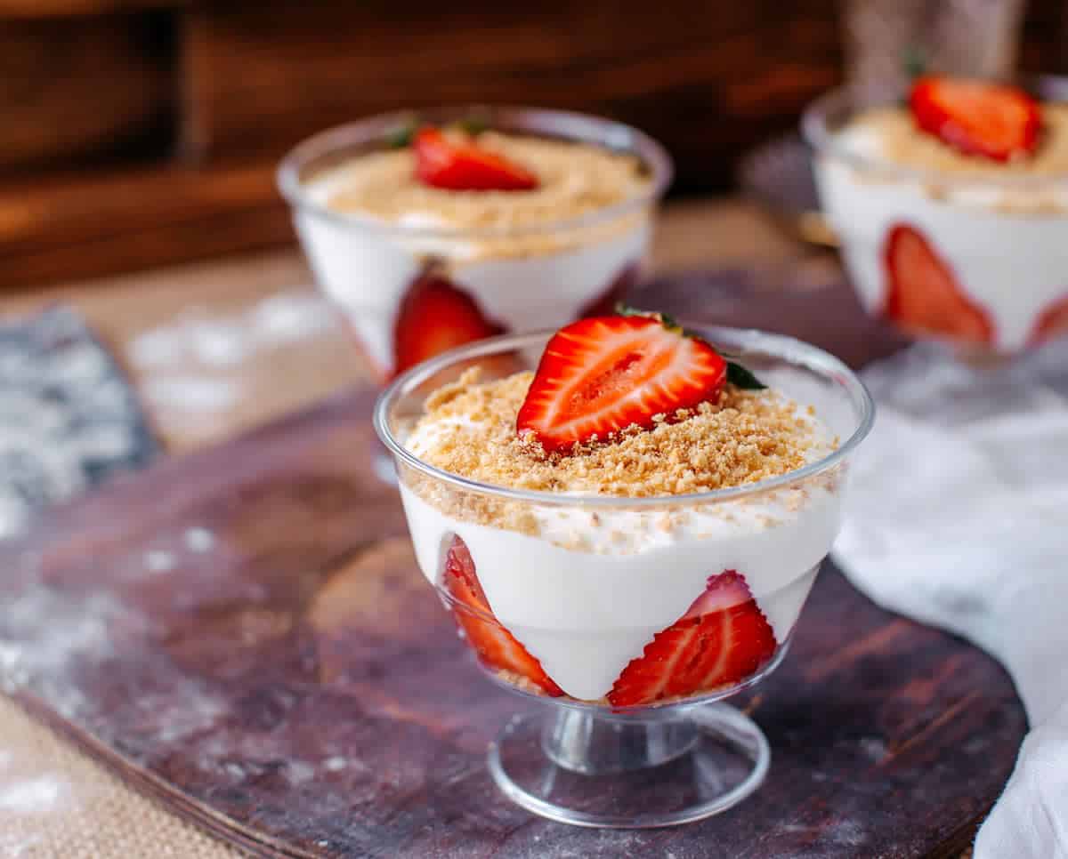Tiramisu fraises spéculoos