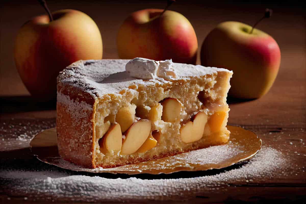 Gâteau éponge aux pommes facile