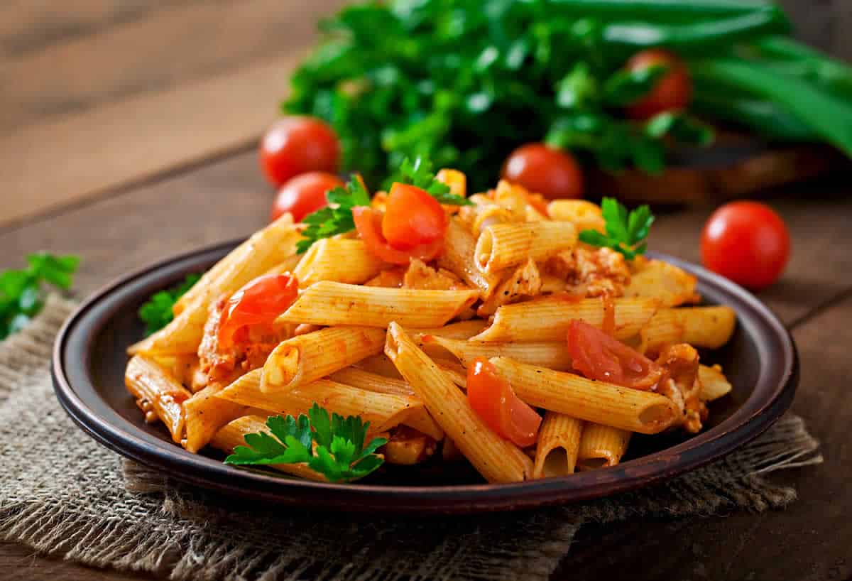 Pâtes penne au thon au Cookeo