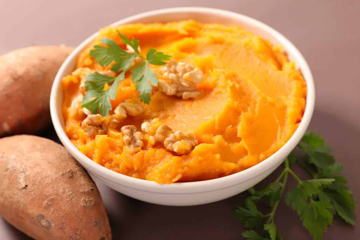 Purée de patate douce très facile