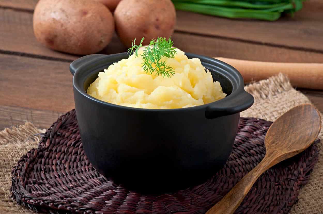 Purée de pommes de terre à la crème fraiche