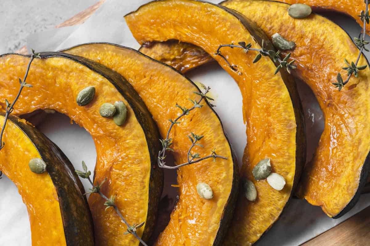 Cuisson butternut four et micro ondes